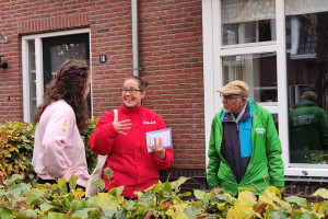 Elke Slagt op campagne in Midden Drenthe