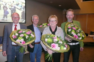 Raad neemt afscheid van vier PvdA’ers.