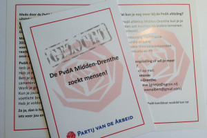 De PvdA Midden-Drenthe zoekt mensen!